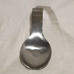 Vintage Stainless Steel Spoon Rest.